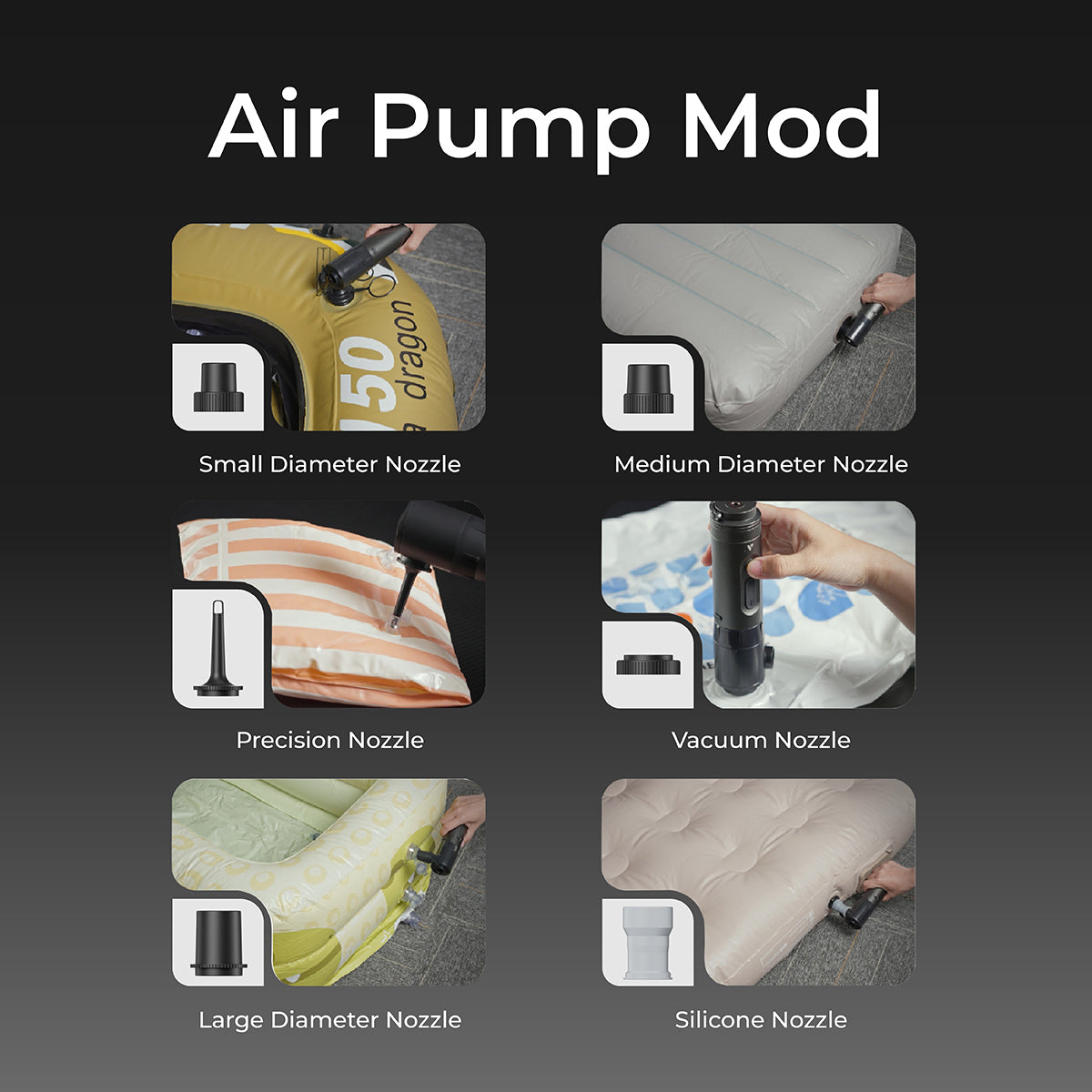 Aecooly Camping Pack Black