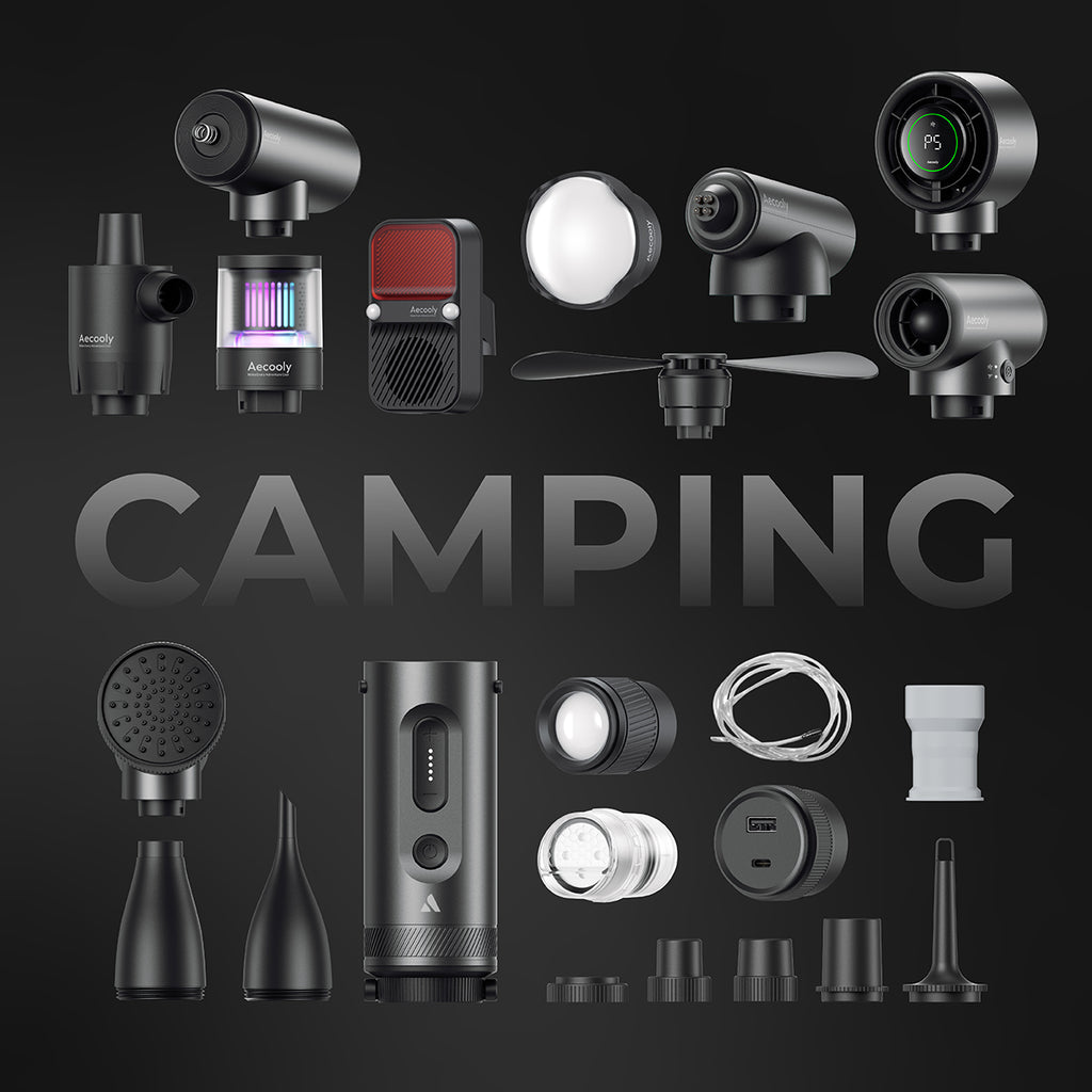 Aecooly Camping Pack Black