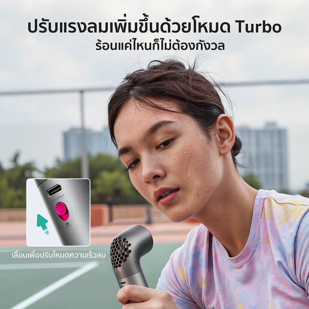 Aecooly Aero Ultra Handheld Fan-4500mAh, LED Disply Screen.(Model PH03)