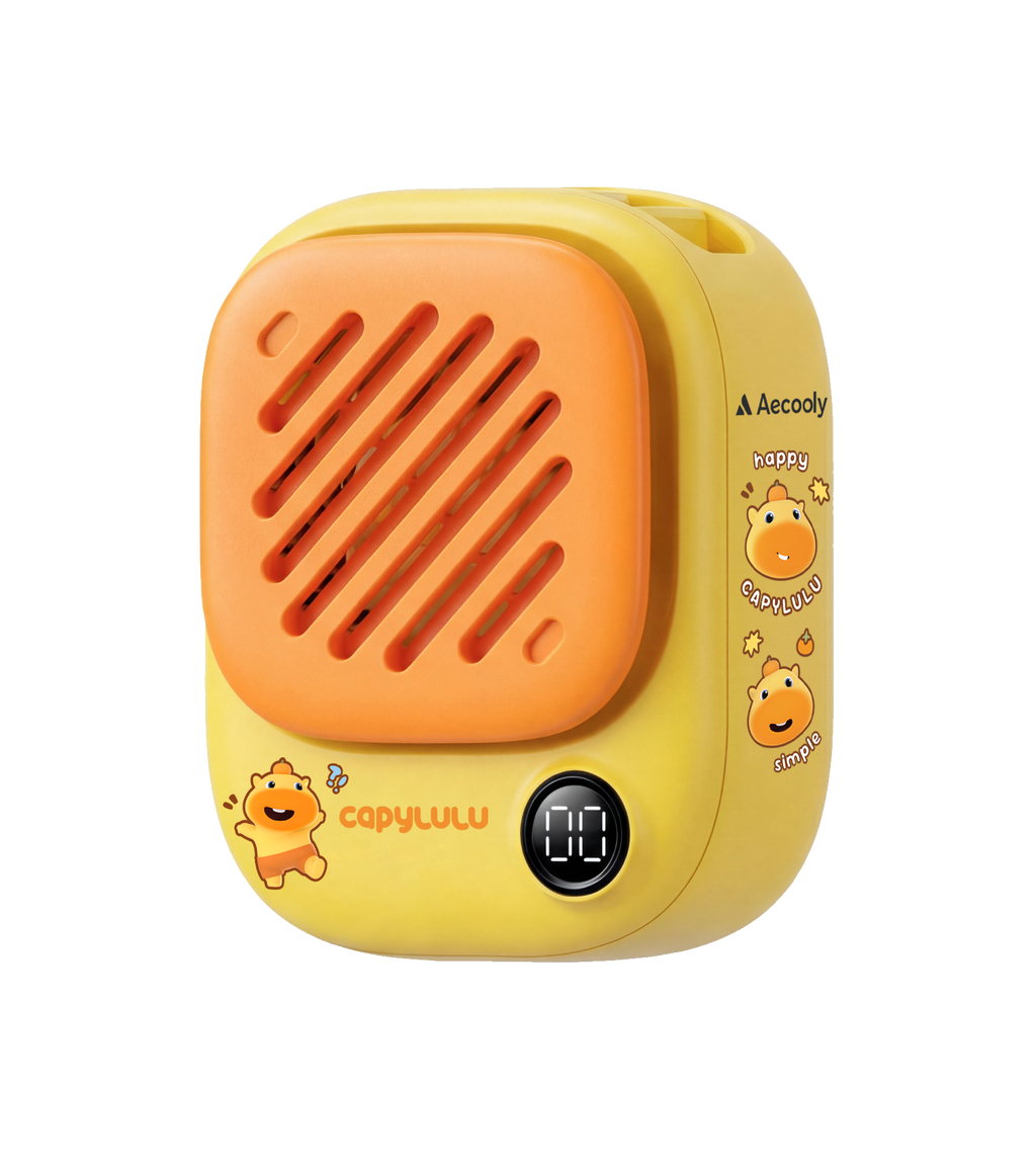 [NEW]Aecooly CapyLulu Mini Multifunction Magnetic Wearable Fan – Lightweight, 2000mAh NK01