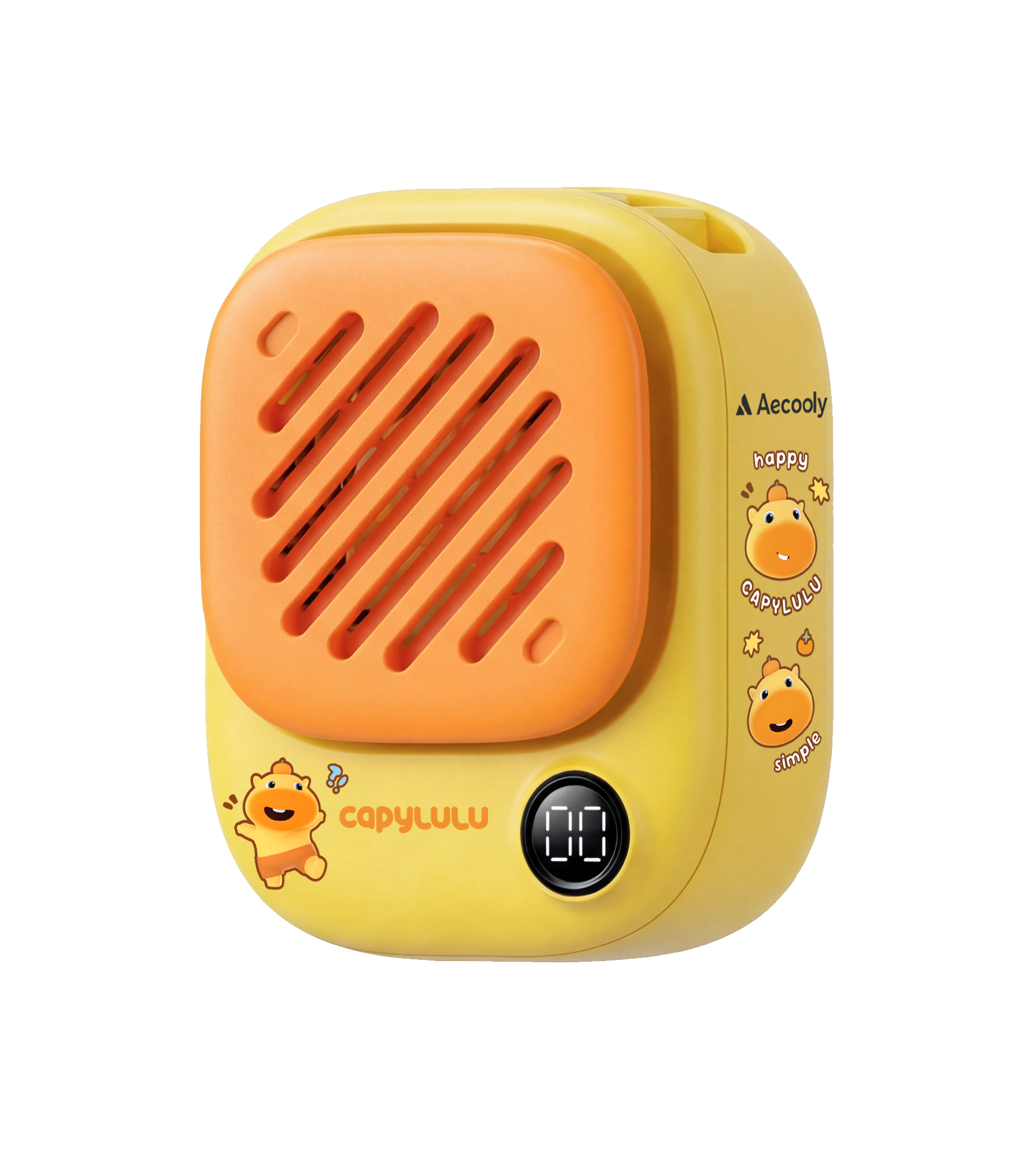 [NEW]Aecooly CapyLulu Mini Multifunction Magnetic Wearable Fan – Lightweight, 2000mAh NK01