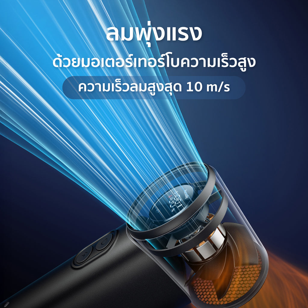 [NEW] Aecooly Portable Cold Air Fan, 4500mAh Battery, USB Fan with 5 Speed Levels, Powerful Airflow, with Mist Spray and LED