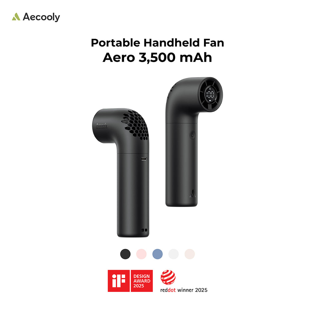 Aecooly Aero Handheld Fan-3500mAh, LED Display Screen.(Model PH02)