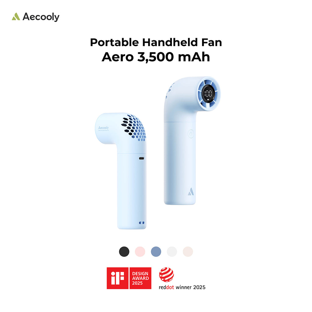 Aecooly Aero Handheld Fan-3500mAh, LED Display Screen.(Model PH02)
