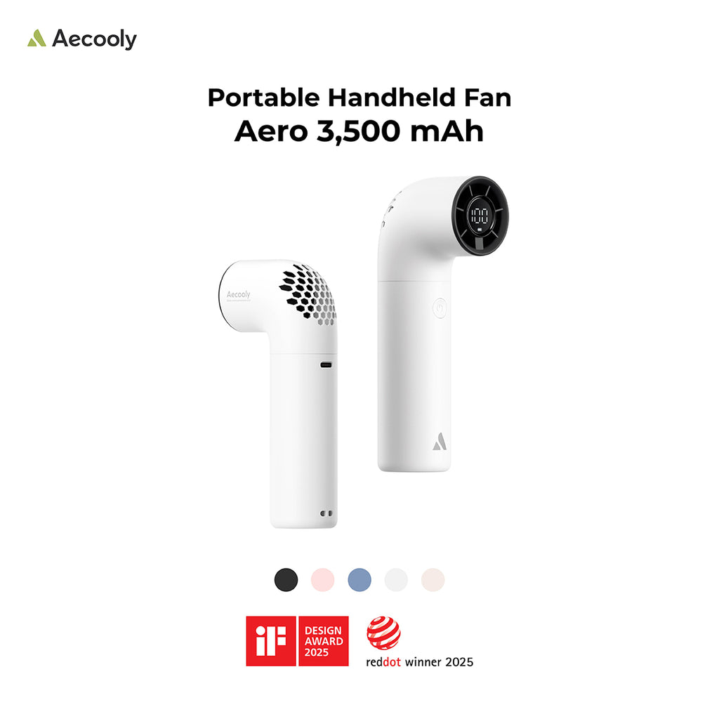 Aecooly Aero Handheld Fan-3500mAh, LED Display Screen.(Model PH02)