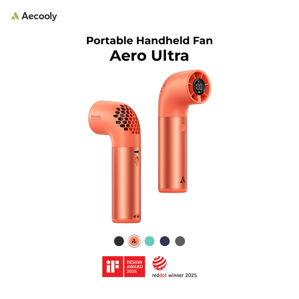 Aecooly Aero Ultra Handheld Fan-4500mAh, LED Disply Screen.(Model PH03)