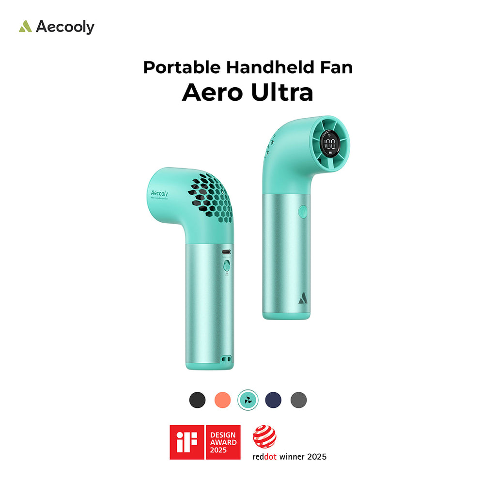 Aecooly Aero Ultra Handheld Fan-4500mAh, LED Disply Screen.(Model PH03)