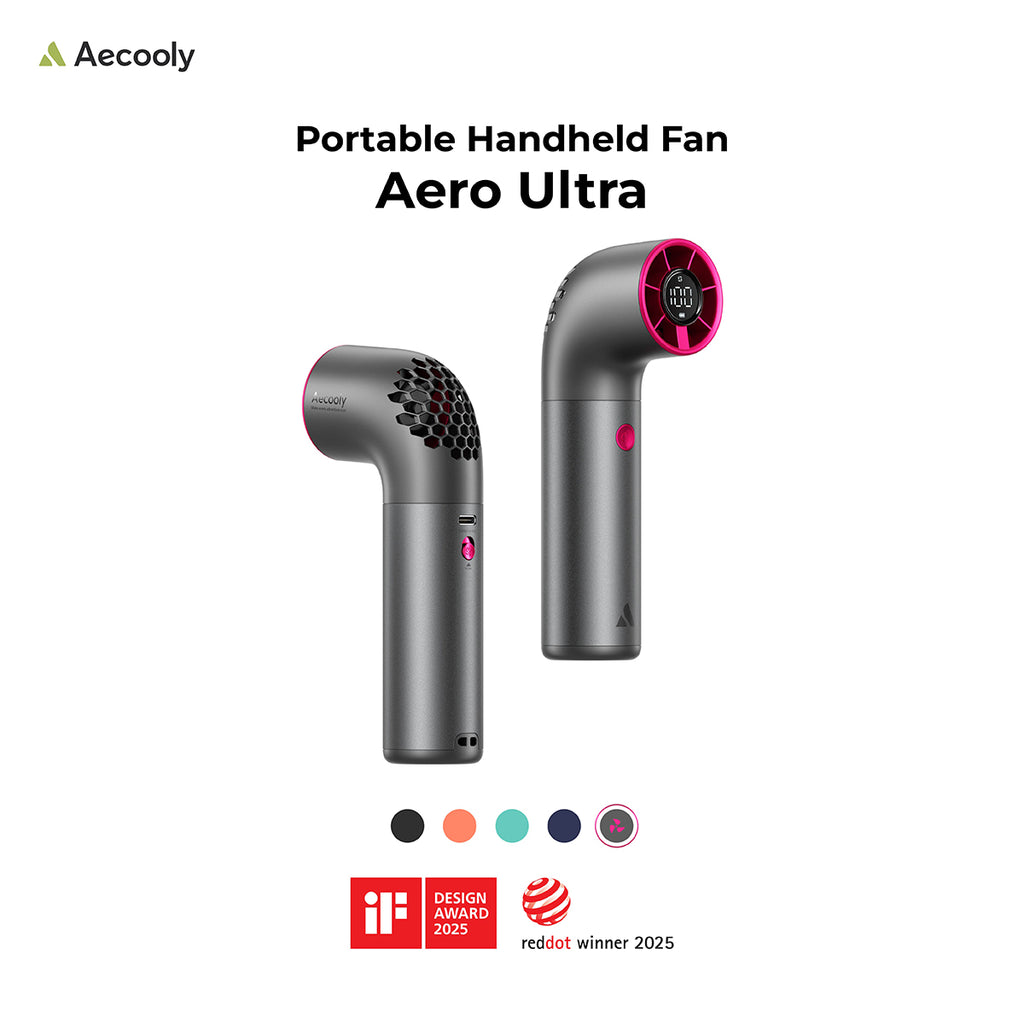 Aecooly Aero Ultra Handheld Fan-4500mAh, LED Disply Screen.(Model PH03)