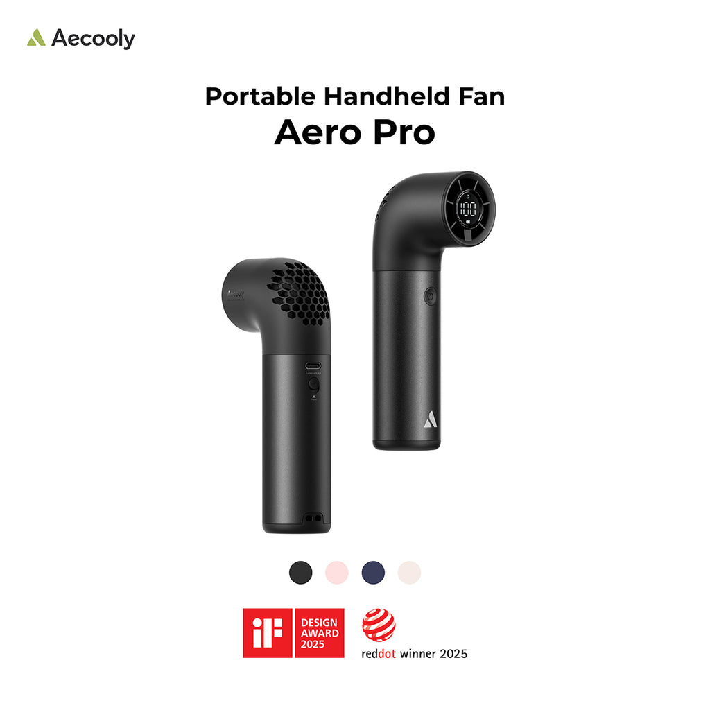 Aecooly Aero Pro Handheld Fan-3500mAh, LED Display Screen.(Model PH01)
