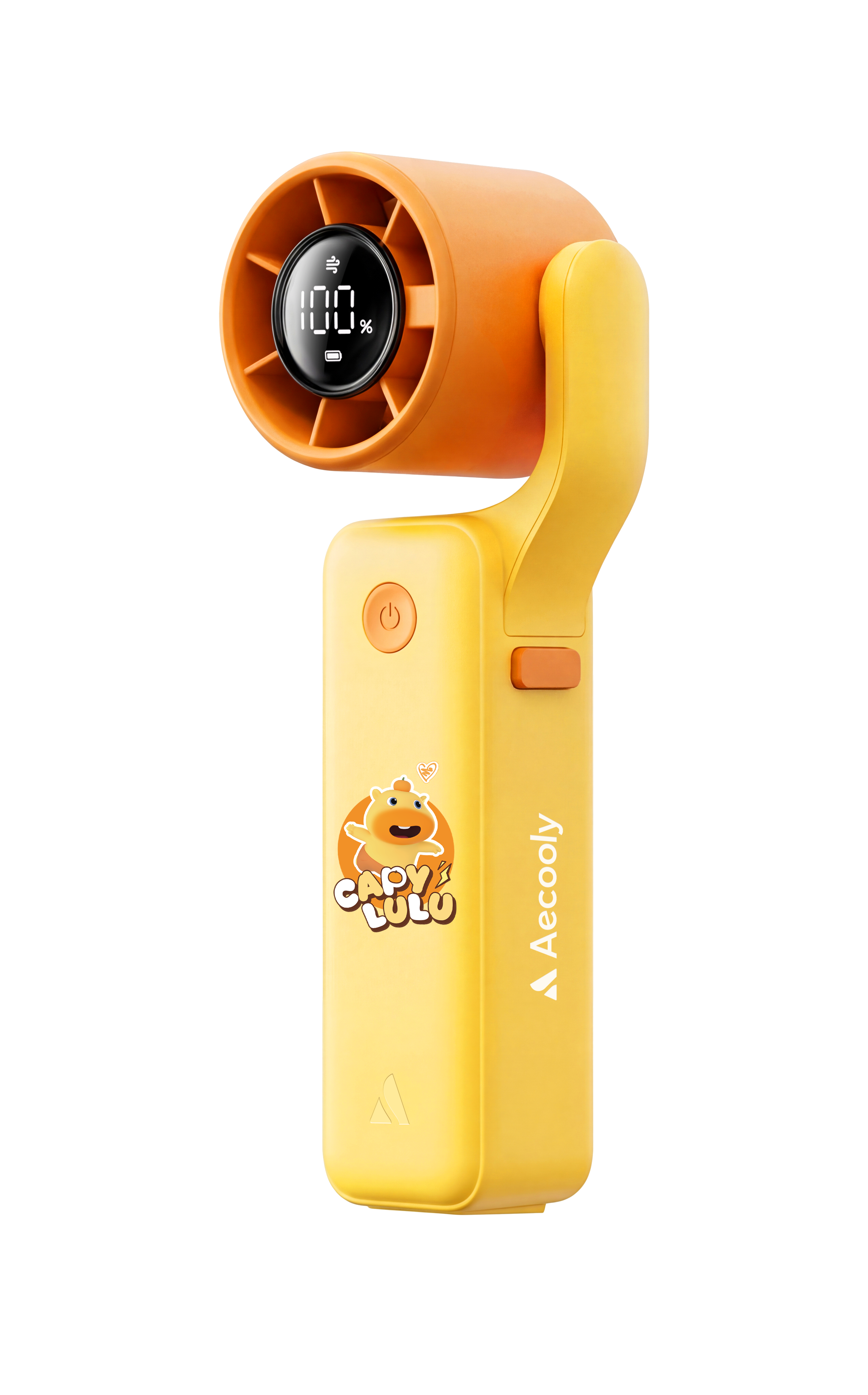 [NEW] Aecooly CapyLulu Air Gimbal Edition Portable Handheld Fan – 3500mAh Rechargeable Battery, Compact & Easy to Carry